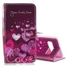 Letter and Heart Pattern Horizontal Flip Leather Case for Galaxy S10 5G, with Holder & Card Slots & Wallet - 1