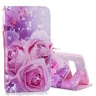 Rose Pattern Horizontal Flip Leather Case for Galaxy S10 5G, with Holder & Card Slots & Wallet - 1