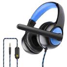 OVLENG OV-P9 360 Degrees Surround Stereo Sound Gaming Headset with Rotating Micphone & Volume Control Cable(Blue) - 1