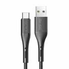 WIWU G50 1.2m 2.4A USB to Type-C/USB-C Charging Cable(Black) - 1