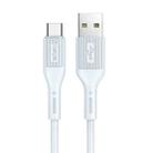 WIWU G50 1.2m 2.4A USB to Type-C/USB-C Charging Cable(White) - 1