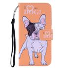 Dog Pattern Colored Drawing Horizontal Flip Leather Case for Galaxy S10+, with Holder & Card Slots & Wallet & Lanyard - 2