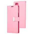 GOOSPERY RICH DIARY For Galaxy S20+ PU + TPU Crazy Horse Texture Horizontal Flip Leather Case, with Card Slots & Wallet & Photo frame (Pink) - 1