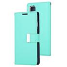 GOOSPERY RICH DIARY For Galaxy S20+ PU + TPU Crazy Horse Texture Horizontal Flip Leather Case, with Card Slots & Wallet & Photo frame (Mint Green) - 1
