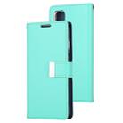 GOOSPERY RICH DIARY For Galaxy S20 PU + TPU Crazy Horse Texture Horizontal Flip Leather Case, with Card Slots & Wallet & Photo frame (Mint Green) - 1