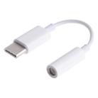 9cm USB-C / Type-C Male to 3.5mm Audio Female Adapter Converter(White) - 2