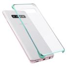 Ultra-thin Transparent Plating PC Protestive Back Case for Galaxy S10 (Green) - 1