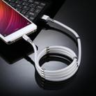 USB to Micro USB Magnetic Attraction Data Cable, Cable Length: 1m - 1