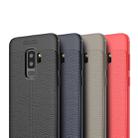 For Galaxy S9+ Litchi Texture Soft TPU Anti-skip Protective Cover Back Case(Red) - 12