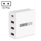 WLX-A6 4 Ports Quick Charging USB Travel Charger Power Adapter, EU Plug - 1