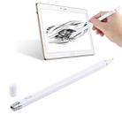 Long Universal Rechargeable Capacitive Touch Screen Stylus Pen with 2.3mm Superfine Metal Nib for iPhone, iPad, Samsung, and Other Capacitive Touch Screen Smartphones or Tablet PC(White) - 1