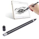 Short Universal Rechargeable Capacitive Touch Screen Stylus Pen with 2.3mm Superfine Metal Nib, For iPhone, iPad, Samsung, and Other Capacitive Touch Screen Smartphones or Tablet PC(Black) - 1