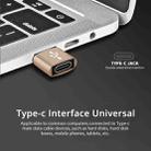 3 PCS USB-C / Type-C Female to USB 2.0 Male Aluminum Alloy Adapter, Support Charging & Transmission(Gold) - 5