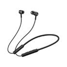 Original Xiaomi Neck-mounted Wire-controlled Bluetooth Earphone Line Free, Supports HD Call / Voice Assistant (Black) - 1