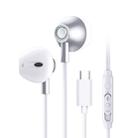 Galante G20T Type-C Sound Quality Metal Tone Tuning In-Ear Wired Earphone, Not For Samsung Phones(White) - 1