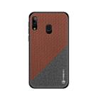 PINWUYO Honors Series Shockproof PC + TPU Protective Case for Galaxy A20E (Brown) - 1