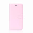 For Galaxy S9 Litchi Texture Horizontal Flip Leather Case with Holder & Wallet & Card Slots(Pink) - 2