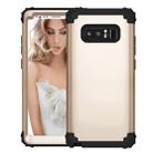 For Galaxy Note 8 Silicone + PC Dropproof Combination Protective Case(Gold) - 1