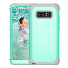 For Galaxy Note 8 Silicone + PC Dropproof Combination Protective Case(Mint Green) - 1