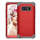 For Galaxy Note 8 Silicone + PC Dropproof Combination Protective Case(Red) - 1
