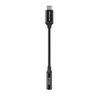 NILLKIN USB-C / Type-C to 3.5mm Audio Adapter, Length: about 11.3cm (Black) - 1