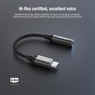 NILLKIN USB-C / Type-C to 3.5mm Audio Adapter, Length: about 11.3cm (Black) - 12