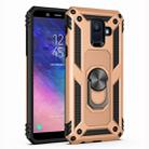 Armor Shockproof TPU + PC Protective Case for Galaxy A6 (2018), with 360 Degree Rotation Holder (Gold) - 1