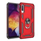 Armor Shockproof TPU + PC Protective Case for Galaxy A50, with 360 Degree Rotation Holder (Red) - 1