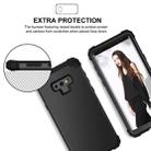 Shockproof 3 in 1 No Gap in the Middle Silicone + PC Case for Galaxy Note9(Black) - 6
