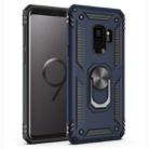 Armor Shockproof TPU + PC Protective Case for Galaxy S9, with 360 Degree Rotation Holder (Blue) - 1