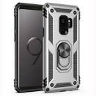 Armor Shockproof TPU + PC Protective Case for Galaxy S9, with 360 Degree Rotation Holder (Silver) - 1
