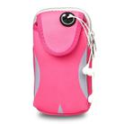 Multi-functional Sports Armband Waterproof Phone Bag for 5.5 Inch Screen Phone, Size: L(Pink) - 2