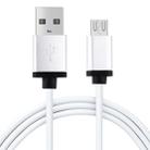 1M 3A Micro USB to USB Data Sync Charging Cable , For Samsung, HTC, Sony, Huawei, Xiaomi, Meizu and other Android Devices with Micro USB Port, Diameter: 4 cm(White) - 1