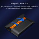 For Huawei Mate Xs Envelope Genuine Leather Horizontal Flip Case(Black) - 3