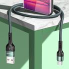 USAMS US-SJ450 U55 2A Micro USB Aluminum Alloy Weave Charging Cable, Length:1m(Green) - 1