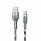 REMAX RC-064a Sury 2 Series 1m 2.4A USB to USB-C / Type-C Fast Charging Data Cable(Grey) - 1