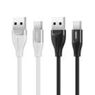 REMAX RC-075a 1m 2.1A USB to USB-C / Type-C Jell Data Cable (Black) - 1