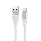 REMAX RC-075a 1m 2.1A USB to USB-C / Type-C Jell Data Cable (White) - 1