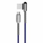 awei CL-23 2m 2.4A USB to USB-C / Type-C Fast Charging + Data Transmission Cable (Blue) - 2