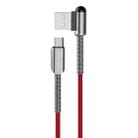 awei CL-23 2m 2.4A USB to USB-C / Type-C Fast Charging + Data Transmission Cable (Red) - 2