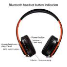 LPT660 Wireless Folding Sports Stereo Music Bluetooth Phones Earphones Support TF Card (Orange) - 4