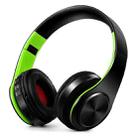 LPT660 Wireless Folding Sports Stereo Music Bluetooth Phones Earphones Support TF Card (Green) - 1