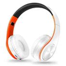 LPT660 Wireless Folding Sports Stereo Music Bluetooth Phones Earphones Support TF Card (Orange) - 1