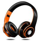 SG-8 Bluetooth 4.0 + EDR Headphones Wireless Over-ear TF Card FM Radio Stereo Music Headset with Mic (Orange) - 1