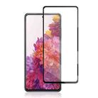 mocolo 0.33mm 9H 2.5D Full Glue Silk Print Tempered Glass Film for Samsung Galaxy S20 FE 5G, Support Fingerprint Unlock(Black) - 1