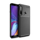 Carbon Fiber Texture Shockproof TPU Case for Galaxy A9s (Black) - 1
