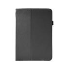 For Galaxy Tab S3 9.7 / T820 Litchi Texture Horizontal Flip Leather Case with Sleep / Wake-up Function & Holder(Black) - 3