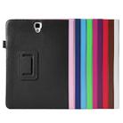 For Galaxy Tab S3 9.7 / T820 Litchi Texture Horizontal Flip Leather Case with Sleep / Wake-up Function & Holder(Black) - 6