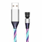 2.4A 540 Degree Bendable Streamer Magnetic Data Cable without Magnetic Head, Cable Length: 1m (Colour) - 1