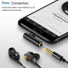 Type-C Male to 3.5mm Female L-type Stereo Audio Headphone Jack Adapter(Black) - 5